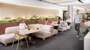 Open space in office