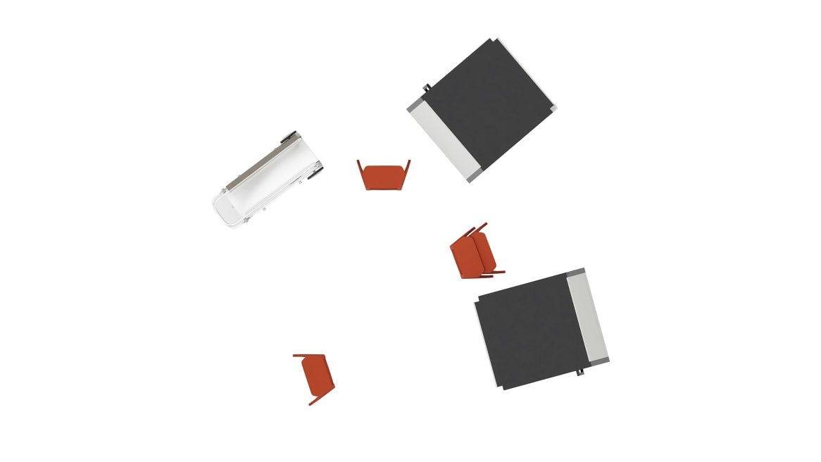 Steelcase Flex Carts, Steelcase Flex Screens, Steelcase Flex Perch Stool, Orangebox On the QT