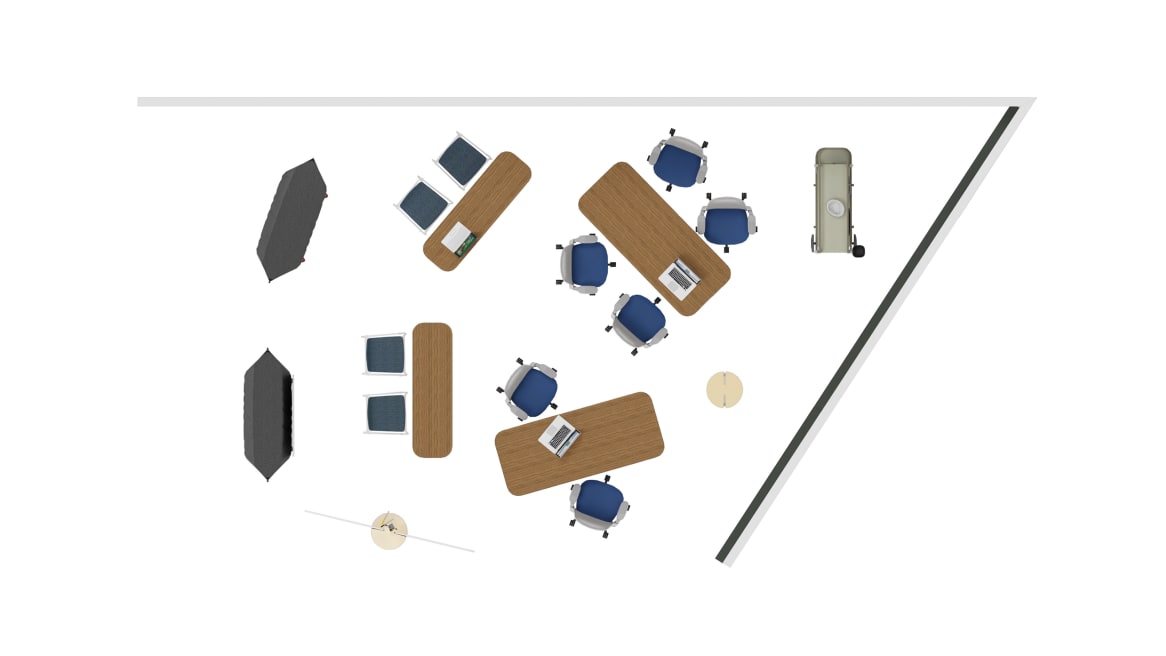 Steelcase Series 1, Steelcase Flex Collection, m.a.d. Lolli Bar Stool