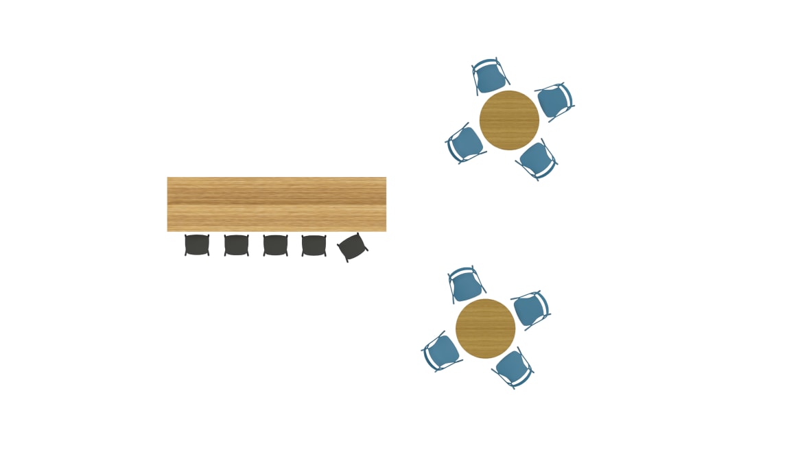 Coalesse LessThanFive Coalesse Montara650 Table